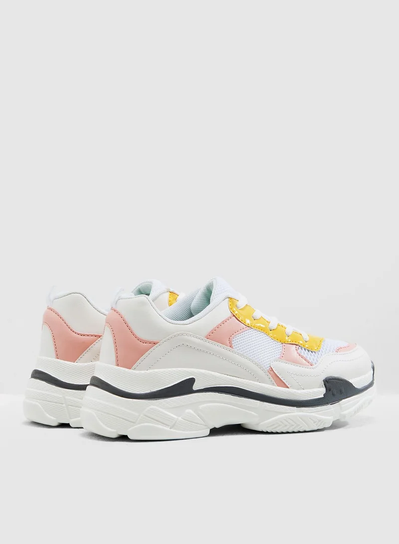 Ginger Chunky Colourblock Sneaker