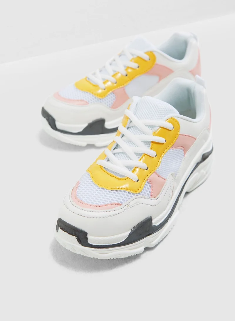 Ginger Chunky Colourblock Sneaker