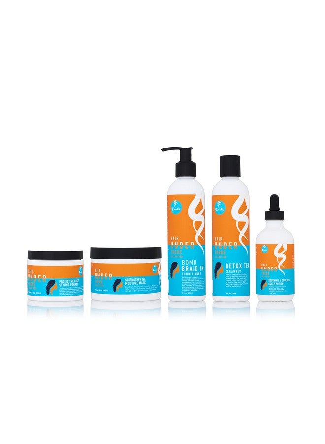 Curls بلسم شعر تحت هناك - علاج ما قبل التركيب لتنعيم وترطيب الشعر - يستخدم على الشعر المجعد والامتدادات - يحمي من جفاف الشعر لجميع أنواع التجاعيد - 8 أونصات سائلة - Image 5