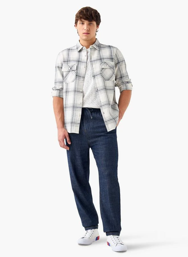 لي كوبر قميص لي كوبر كاروهات بجيوب