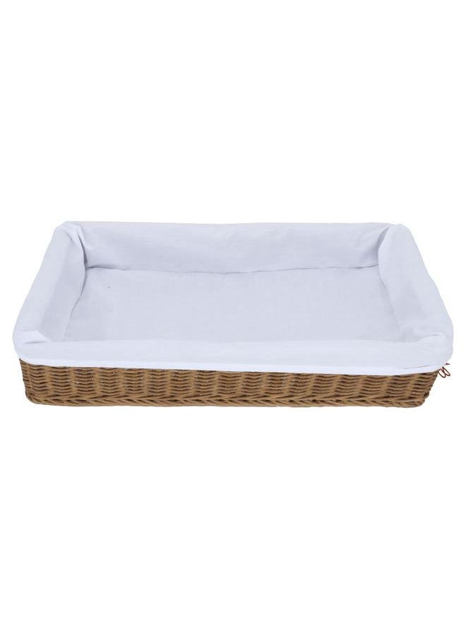 Alsaif Rectangular Wicker Serving Basket 50  - Image 2