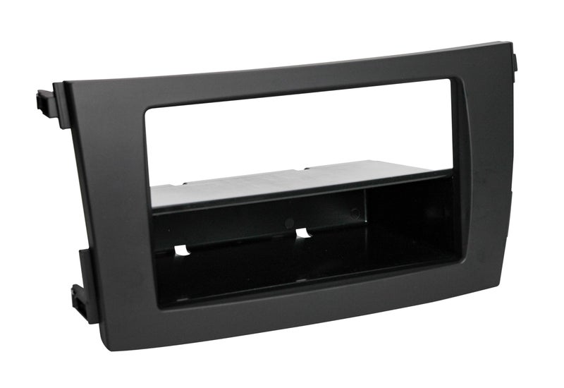 Scosche TA2101B Double DIN or Single DIN with Storage Pocket Radio Install Dash Kit Compatible with Select 2009-2013 Toyota Corolla with Factory Black Dash - Aftermarket Car Stereo Installation Kit - Image 3