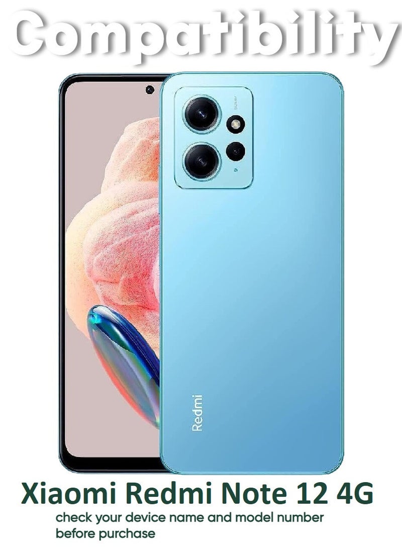 ACLIX 4 Pieces Antistatic ESD Dustproof Premium Quality High Definition Tempered Glass Screen Protector Designed For Xiaomi Redmi Note 12 4G - Image 3