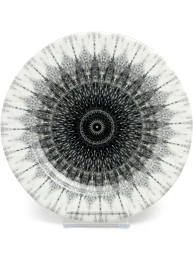EDESSA Cosmic Porcelain Ceramic Dessert Plate - 23Cm - Elegant And Charming Plate For Sweet Delights  - Image 1