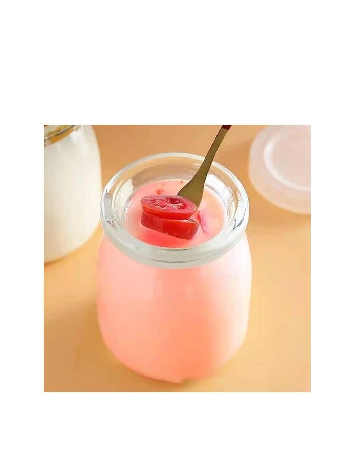 هوم زون هوم زون طقم مرطبانات زجاجية مع أغطية مكون من 6 قطعة شفاف - Image 5