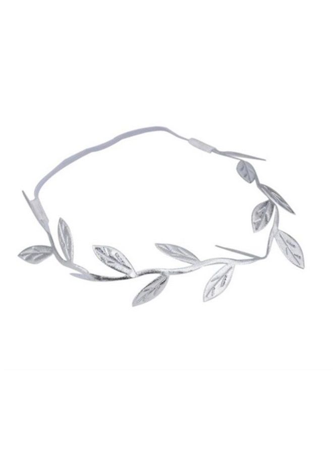Yueton 4pcs Gold and Silver Leaves Headwear Hair Bands Headbands - Image 3