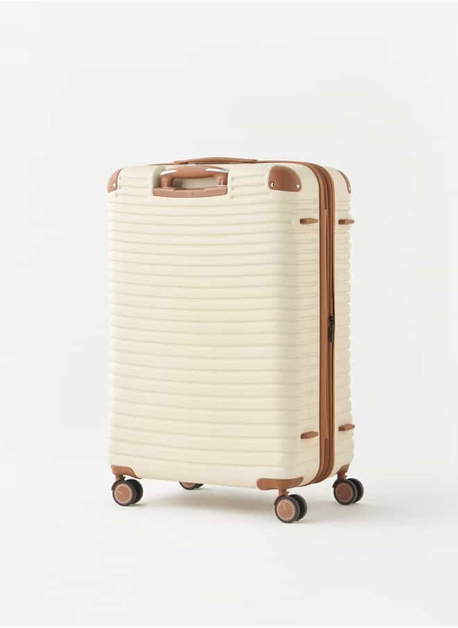 Wave - Textured 3-Piece Hardcase Trolley Bag Set with Retractable Handle - Image 1
