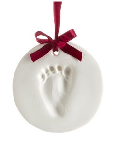 pearhead Pearhead Babyprints Christmas Ornament, Baby's First Christmas Holiday Keepsake, Newborn Handprint or Footprint Clay Kit, Easy No-Bake DIY Clay Impression, Gender-Neutral Christmas Baby Gift 