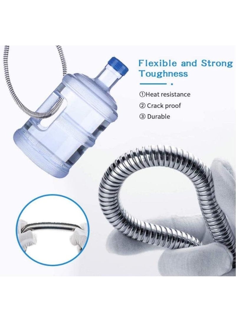 Extra long 1.75m stainless steel shower hose with solid brass connector, anti-kink and tangle-free. - Image 5