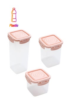 Perfii Premium PP Material Food Containers Set - 1700ml, 900ml, 600ml Sizes, Multi-Use, Leak-Proof & Travel-Friendly Food Storage for Kitchen and Outdoor Use  - Image 1