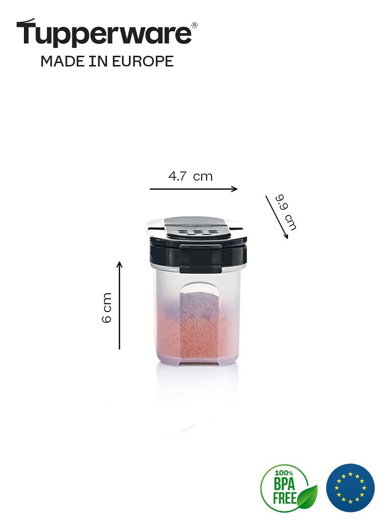 توبروير قطعتين علب تخزين التوابل 100 مل من تابروير - أسود - Image 2