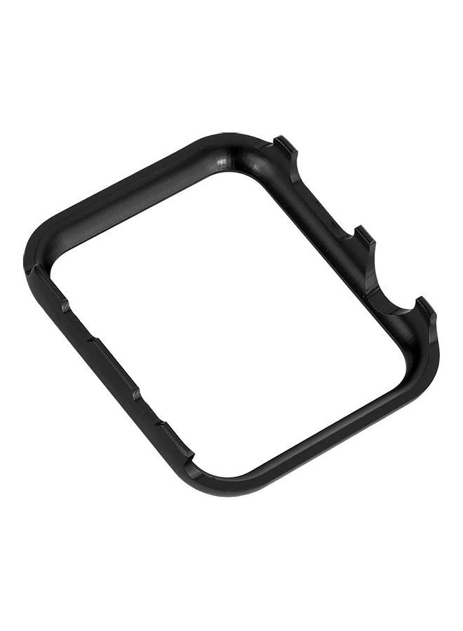 NIBEMINENT Protective Metal Case Compatible For Apple Watch Series 6/5/4/SE Black - Image 2