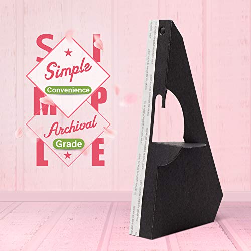 Lineco Blk Self-Stick Easel Back 7Inch Pkg/25 - Image 2