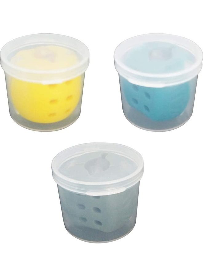 NIBEMINENT 3-Piece Jaw Exerciser Device Facial Chew Muscle Training Fitness Ball - Image 1