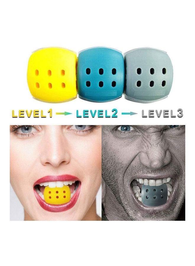 NIBEMINENT 3-Piece Jaw Exerciser Device Facial Chew Muscle Training Fitness Ball - Image 5