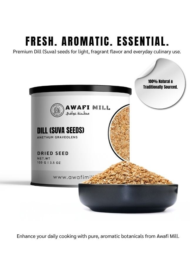 AWAFI MILL Dill Seeds 100g (3.5 Oz) - Suva Sowa Anethum graveolens Aromatic Whole Spice. - Image 4
