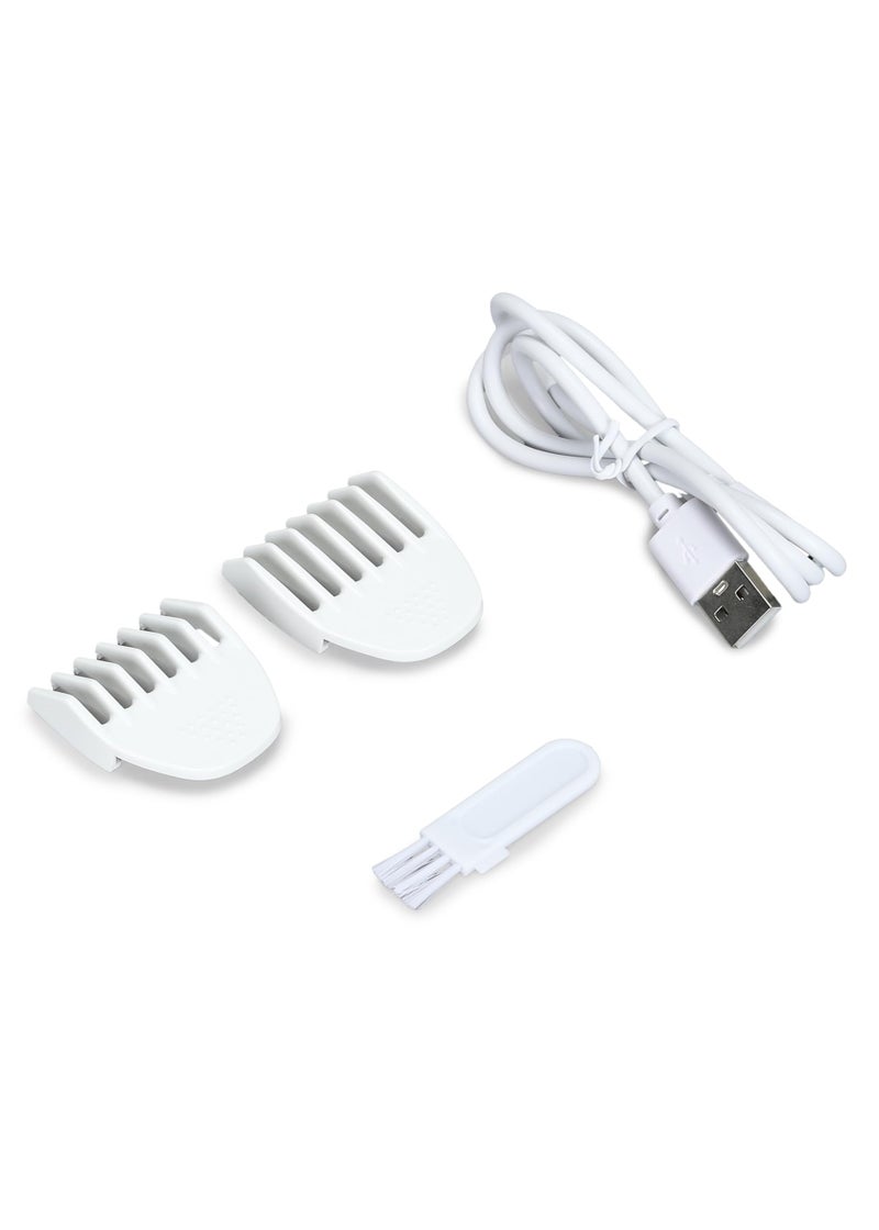 Painless Electric Bikini Trimer & Shaver For Women - Rose Gold | Rechargeable Hair Remover For Arms, Legs, Underarms And Facial Hairs | Cordless & Waterproof Design Body Hair Trimmer - Image 5