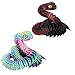 SUMLAND 2PCS 24 3D Printed Snake3D Printed Animals3D Printed Fidget ToysArticulated Crystal AnacondaHome Office Executive Desk Decoration Black Red Rainbow - Image 2