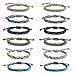 YANMIN 12 pcs Braided Friendship Bracelets for Teen Boys Adjustable Paracord Bracelets Handmade Goody Bag Stuffers Easter Basket Filler Tween Teenager Birthday Christmas Camping Party Favors - Image 2