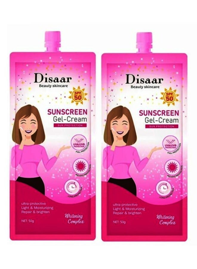 ديسار قطعتين من جل كريم الوجه والجسم واقي للشمس 50 مل - Image 1