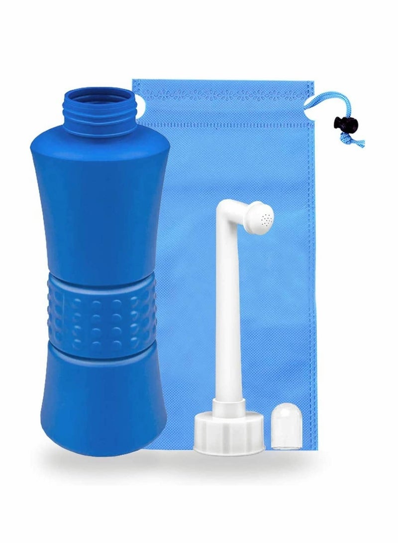 Excefore Personal Bidet Sprayer for Kids Washing, Pregnant Women Cleansing, Postpartum Clean, Handheld Travel Bidet with 500ML Water Capacity and Angled Nozzle Spray  - Image 1