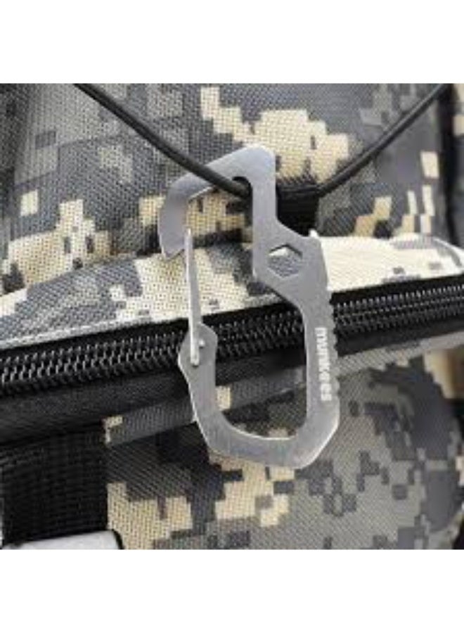 Munkees MULTI FUNCTIONAL STAINLESS CARABINER - Image 4
