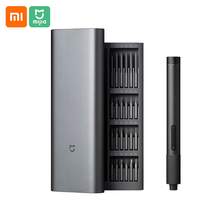 Original Xiaomi Mijia Electric Screwdriver 24 in 1 Precision Screwdriver Set w/24 Precision Magnetic Bits/Alluminum Box DIY Screw Driver Set Repair Tools For Smart Home Daily Use - Image 2