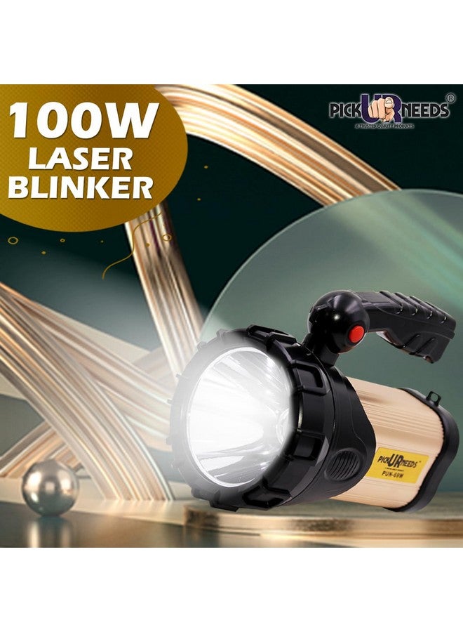 Pick Ur Needs Ur Needs 7000 Lumen Rechargeable Search Torch Light Waterproof Bright Led Laser Long Range Distance High Power Search Light - Image 2