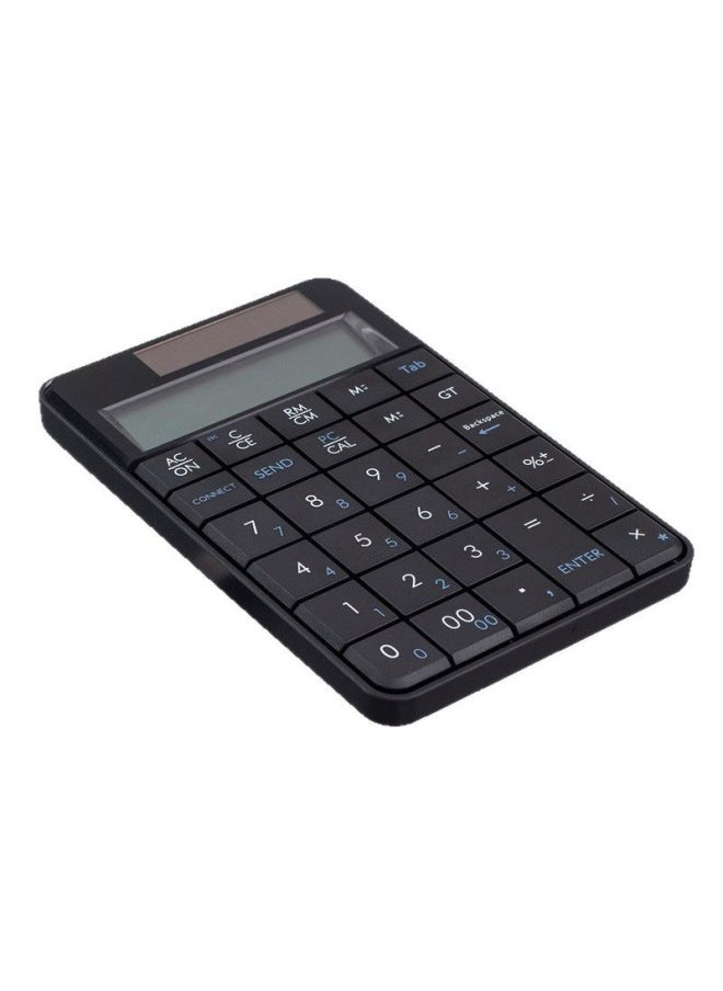 MC-56AG Wireless 2.4G 2-in -1 Digital Mini USB Business Bank Keypad With Display Calculator-Color:Black 2.4g Wireless