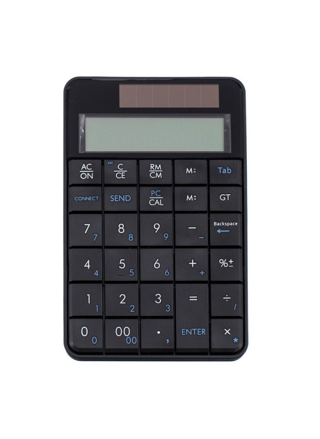 MC-56AG Wireless 2.4G 2-in -1 Digital Mini USB Business Bank Keypad With Display Calculator-Color:Black 2.4g Wireless