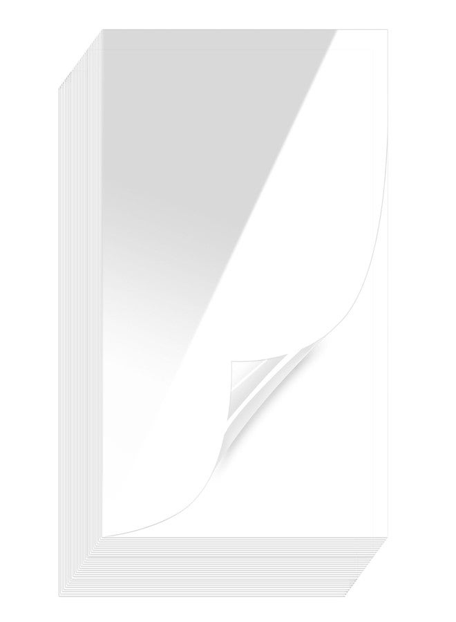 SBYURE 20 Pcs Clear Binding Covers,Unpunched Plastic Covers Letter Size 8.5x11 inch,Binding Covers and Backs for Home Office - Image 1
