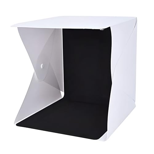 SMILEDRIVE® Mini Portable Professional Photo Light Booth Product Photography Booth Studio with 1 LED Strips– 40x40x40 cm - Made in India - Image 1