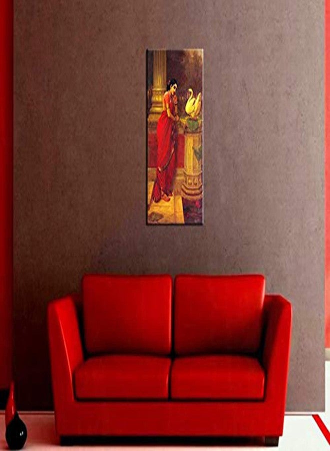 Tallenge - Raja Ravi Varma - Radha in the Moonlight - Small Poster(Paper,12 x 17 inches, MultiColour) - Image 2