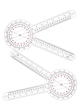 12 Inch Goniometer Transparent Orthopedic Angle Ruler Plastic Goniometer 360 Degree for Body Measuring Tape Goniometer Protractor Ruler (2 pcs) - pzsku/Z11C2B86DABA172071E07Z/45/_/1718865798/ee3956d8-01f7-4d70-a1fe-0346b7455224