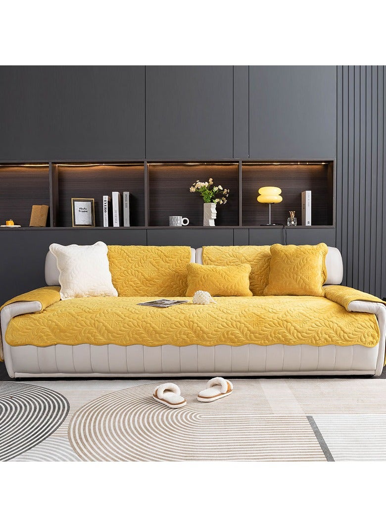 KUYING New Four Seasons Universal Anti slip Quilted Sofa Mat 70-210cm 