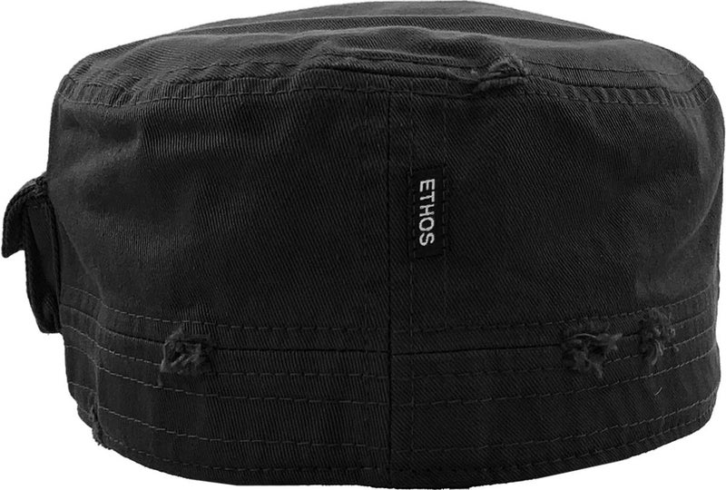 KBETHOS KBK-1465 BLK XL Cadet Army Cap Basic Everyday Military Style Hat (Now with STASH Pocket Version Available) - Image 4