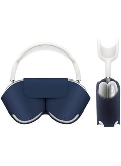 Compatible With Smart Case For Airpods Max Automatic Sleep Function Protective Headphones Case Cover Scratch Proof Travel Carrying Case For Airpods Max Accessories For Airpod Max Navy