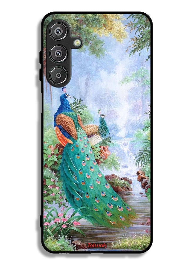 Tolwak Samsung Galaxy F36 Protective Case Cover Peacocks - Image 1