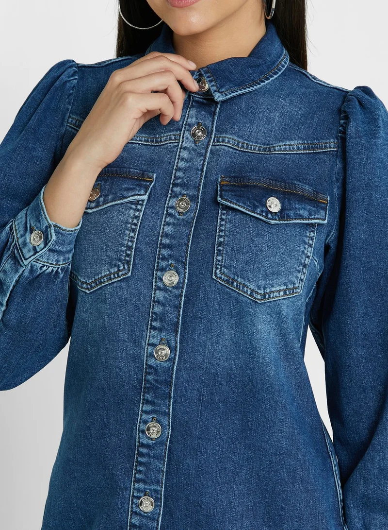 ONLY Denim Shirt Dress