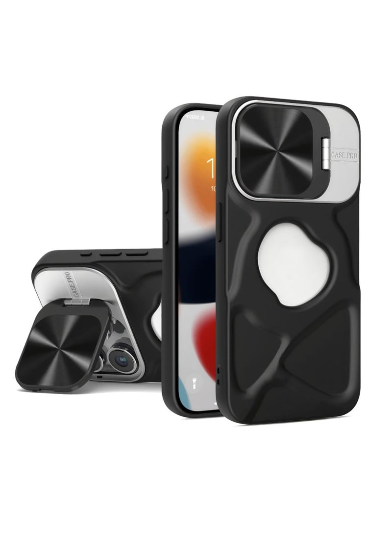 Case Compatible with IPhone 11 Pro - Invisible Lens Protection Cover Military Grade Phone Case - Foldable Stand Function - Magnetic Wireless Charging Phone Case - Image 1