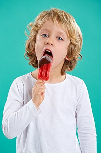 Lekue Lékué Set of 4 Stackable Popsicle Molds + Sticks & Lids | Homemade Freezer Ice Pops & Frozen Snacks | Flexible Platinum Silicone for Easy Fill & Unmold | Reusable & Dishwasher Safe| Multicolor - Image 3