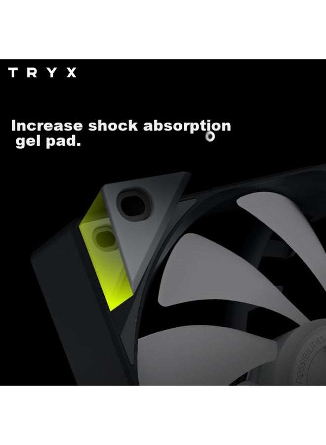 Tryx Rota Dark Star Sl Argb 120 Fan Triple Pack Black - Image 3