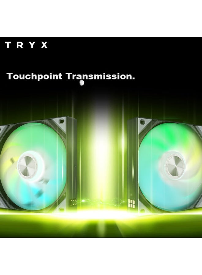 Tryx Rota Dark Star Sl Argb 120 Fan Triple Pack Black - Image 2