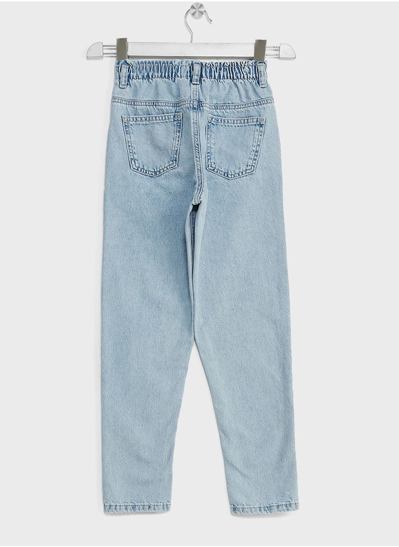 MANGO - Kids Paperbag Jeans - Image 1