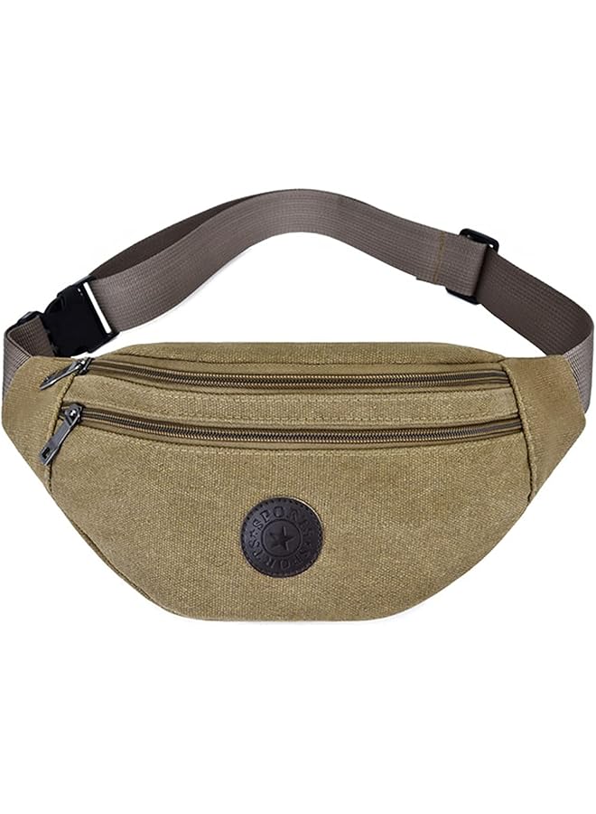 PROMASS Men Women Classic Military Tactical Waist Pack Outdoor Durable Portable Fanny Pack for Hiking, Walking, Festivals, Travel Large Army Waist Bag Hunting Hip Belt Bag Pouch Fishing Bum Bag  - Image 1