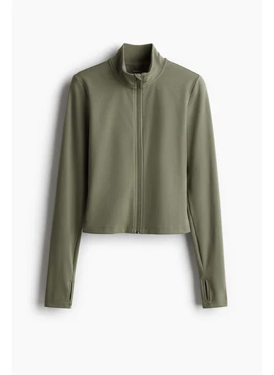 H&M SoftMove™ Zip-through sports jacket