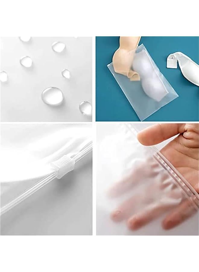 هوكور حقيبة متعددة الاستخدامات للملابس والأحذية ومستلزمات التجميل، مقاومة للماء، 5 أحجام مختلفة، بيضاء - Image 4