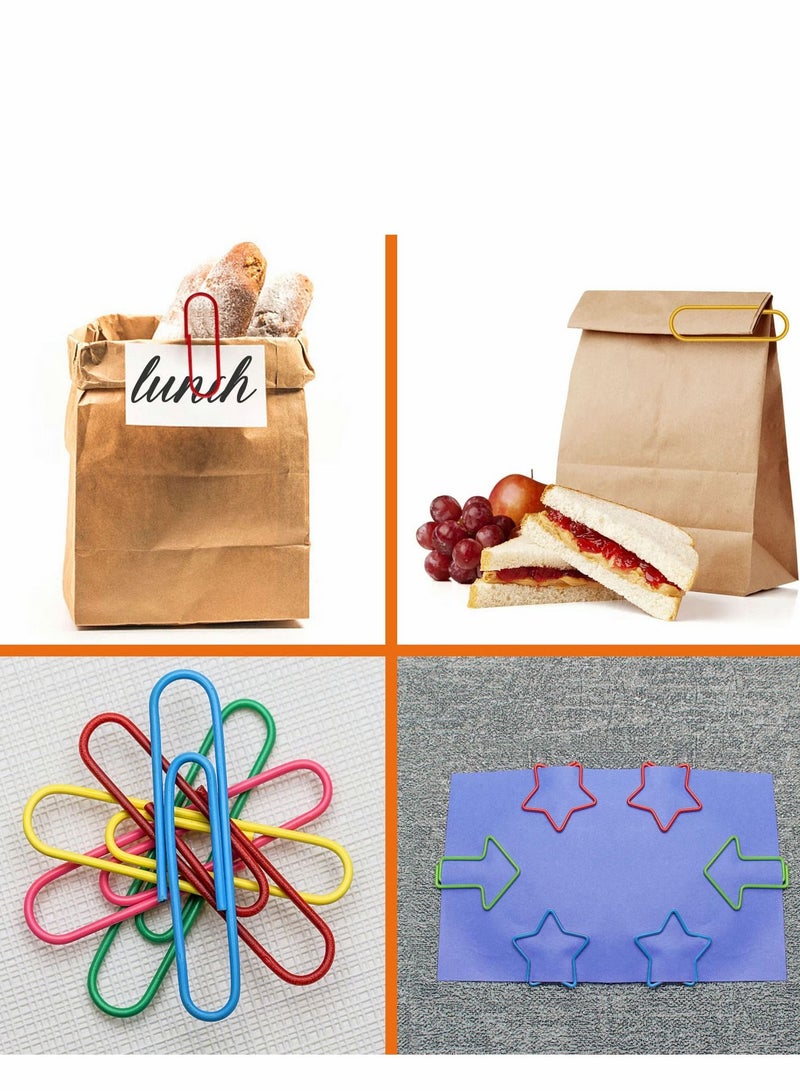 Excefore 30 Pack Paper Clips 4 Inch Large Sheet Holder Mega Paperclips Jumbo Size 10cm Clips Paper Holder for Files Documents Work Organizing Home Office School Supplies(Rustproof and Multicolored) - Image 5