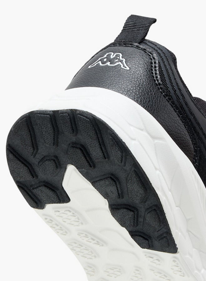 Kappa Boys' Logo Print Sports Shoes with Hook and Loop Closure  - Image 5