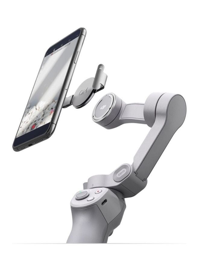 Dji World منصة جوال دجيانج السحابية OM4SE مثبت فيديو بلوق قابل للطي مع امتصاص الصدمات - أبيض - Image 4